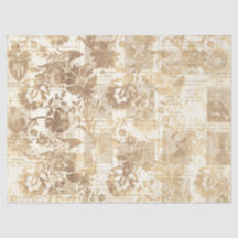 Ephemera Sepia serie de papel Diseño 3