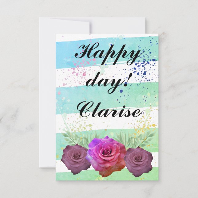 Ephemera vibrant color pink art (Anverso)