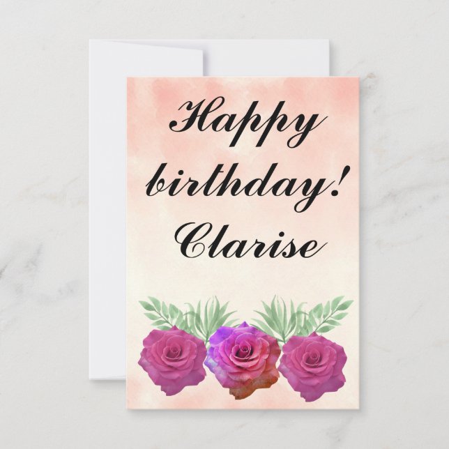 Ephemera vibrant color pink art (Anverso)