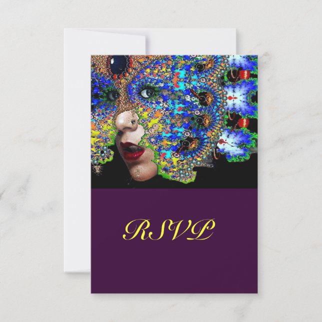 EPHEMERAL Mardi Gras Masquerade Ball Rsvp (Anverso)