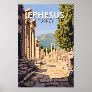 Ephesus Turquía Viaje arte Vintage