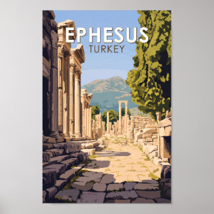 Ephesus Turquía Viaje arte Vintage