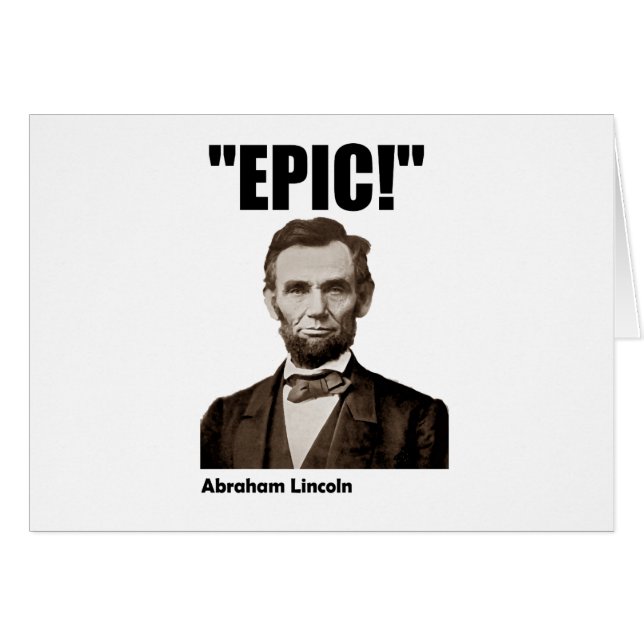 Epic Abraham Lincoln (Anverso (Horizontal))