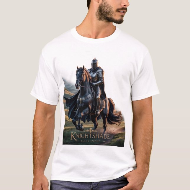 Epic Knight sobre la camiseta del caballo negro (Anverso)