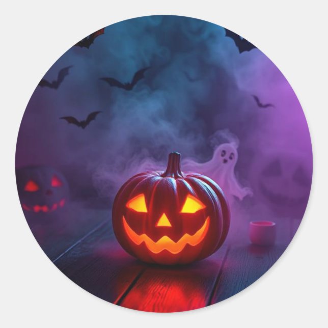 Epic Pegatina Halloween Set Ghosts, Pumpkins & Más (Anverso)