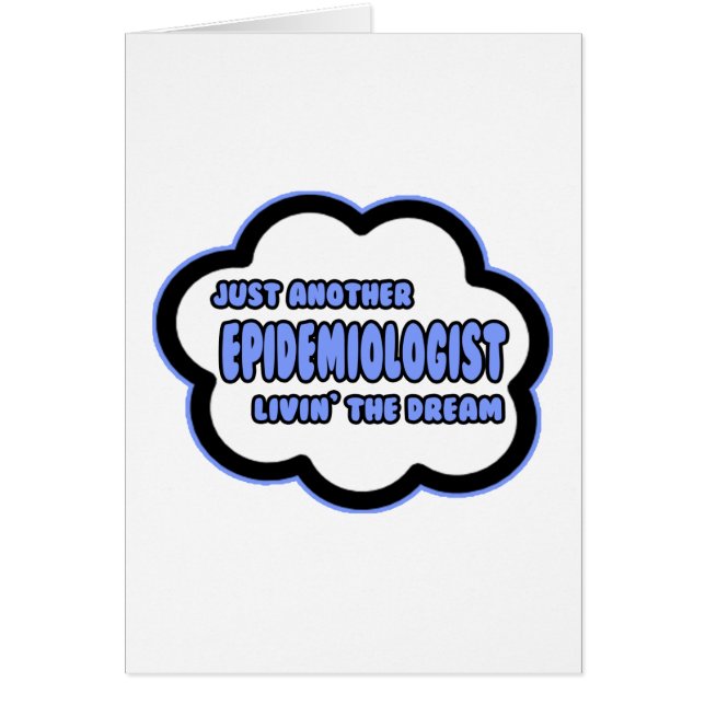 Epidemiólogo .. Viviendo el sueño (Frente)