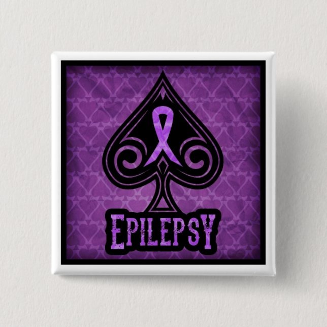 Epilepsia - botón - espadas (Anverso)