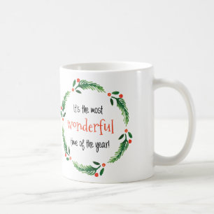 Época maravillosa de la taza de café del año el