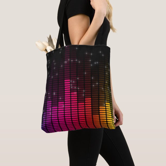 Equalizadora Disco Ilumina La Bolsa Crossbody (Detalle)