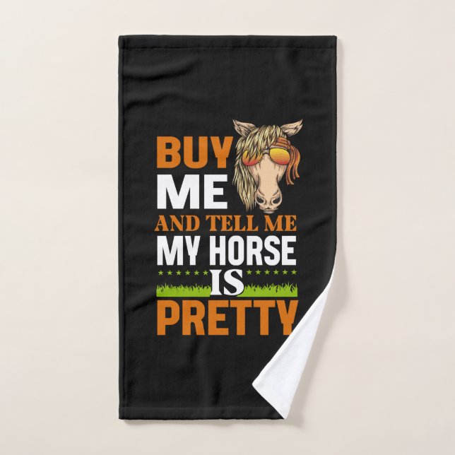 Equestrian Gift | Buy Me And Tell Me (Toalla de mano)