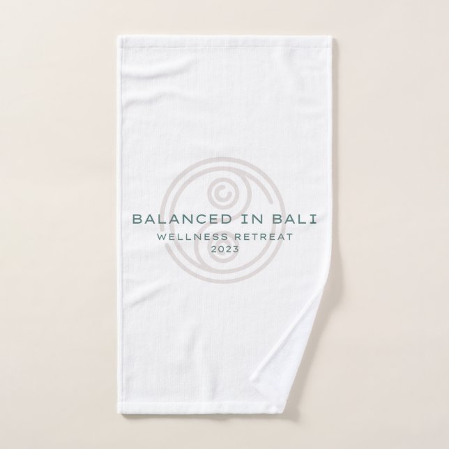 Equilibrado En Toalla De Sudor De Bali (Toalla de mano)