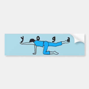 Equilibrio de yoga - Pegatinas de parachoques de y