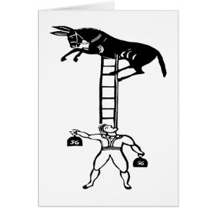 Equilibrio entre un burro vivo ~ CAMBIAR tarjeta d