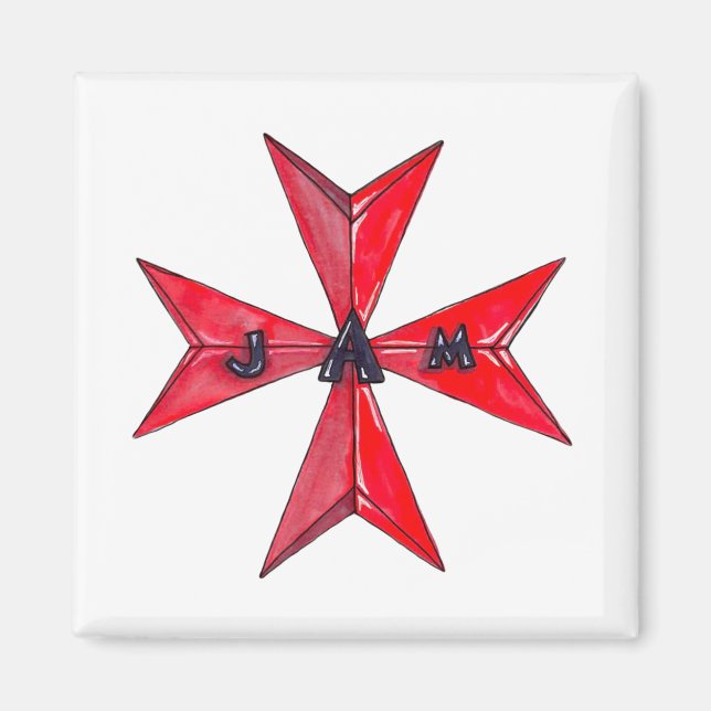 Equipo Aversa 2021 - 2" x 2" imán (Frente)