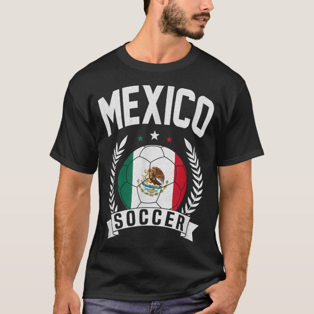 Equipo de apoyo al fútbol de México Jersey Bandera (Anverso)