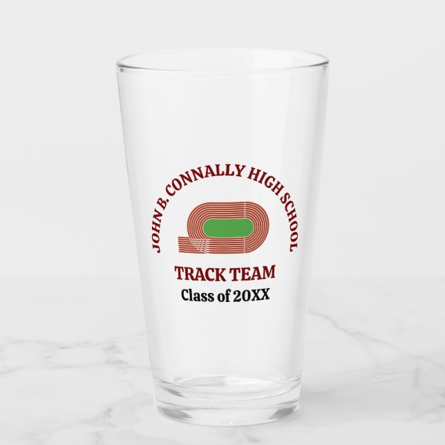 Equipo de atletismo Maroon personalizado para corr (Anverso)
