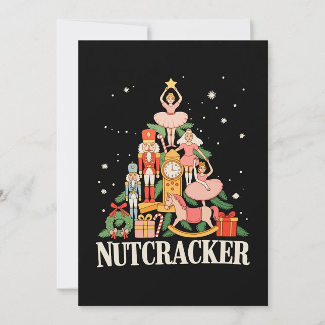 Equipo de baile de ballet Cascanueces de Navidad X (Anverso)