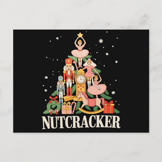 Equipo de baile de ballet Cascanueces de Navidad X (Anverso)