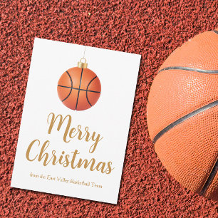 Equipo de Baloncesto Chic Feliz Navidad Personaliz
