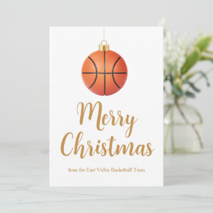 Equipo de Baloncesto Chic Feliz Navidad Personaliz