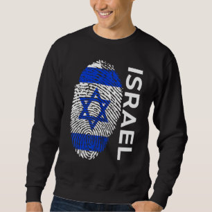 Equipo de Bandera de Israel Jersey Sleeve Tee