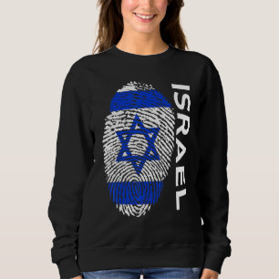 Equipo de Bandera de Israel Jersey Sleeve Tee