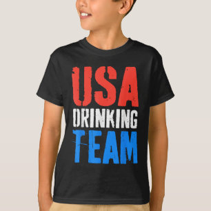 Equipo De Bebida De Estados Unidos Camisa Graciosa