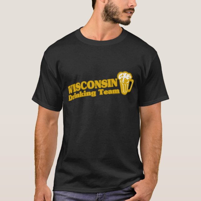 Equipo de bebidas de Wisconsin a camisetas (Anverso)