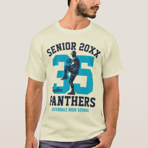 Equipo de béisbol senior camiseta deportiva de col