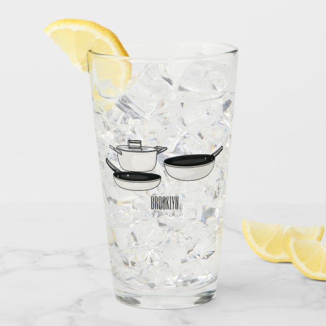 Equipo de cocina ilustracion personalizado (Anverso (hielo))