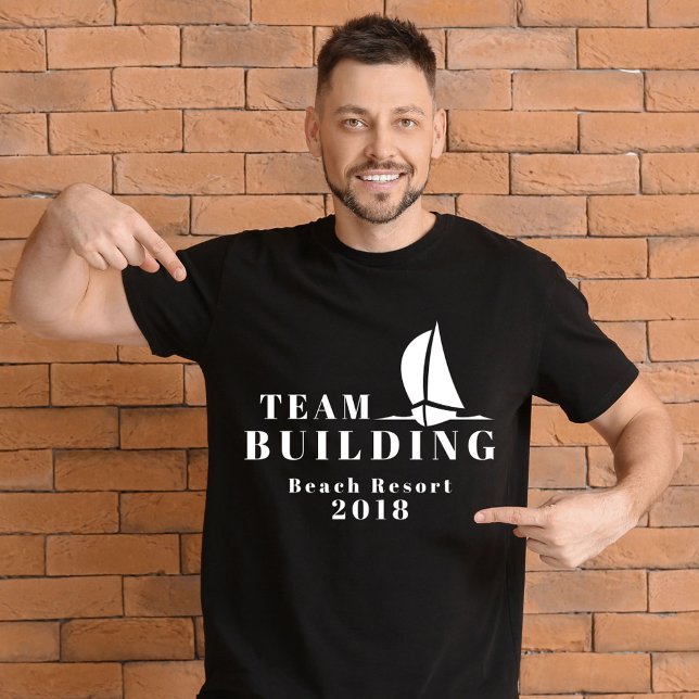 Equipo de construcción de camiseta Sailing Black T (Subido por el creador)