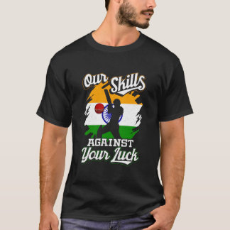 Equipo de críquet de la India camiseta de la prueb