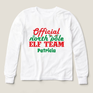 Equipo de elfos del Polo Norte oficial unisex agre