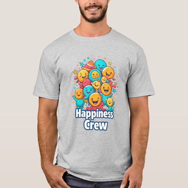 Equipo de Felicidad - Camiseta de Personalizado di (Anverso)