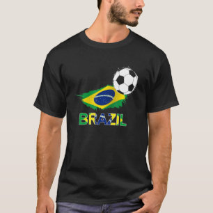 Equipo de fútbol brasileño de bandera de Jersey