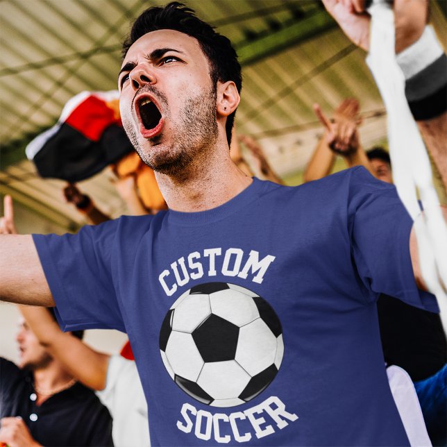 Equipo de fútbol, camiseta número jugador y Jersey (Custom team name soccer t-shirt.)