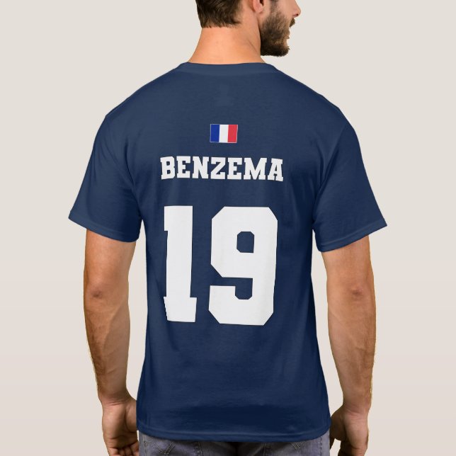Equipo de fútbol de Francia #19 camiseta (Reverso)
