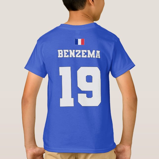 Equipo de fútbol de Francia #19 camiseta (Reverso)