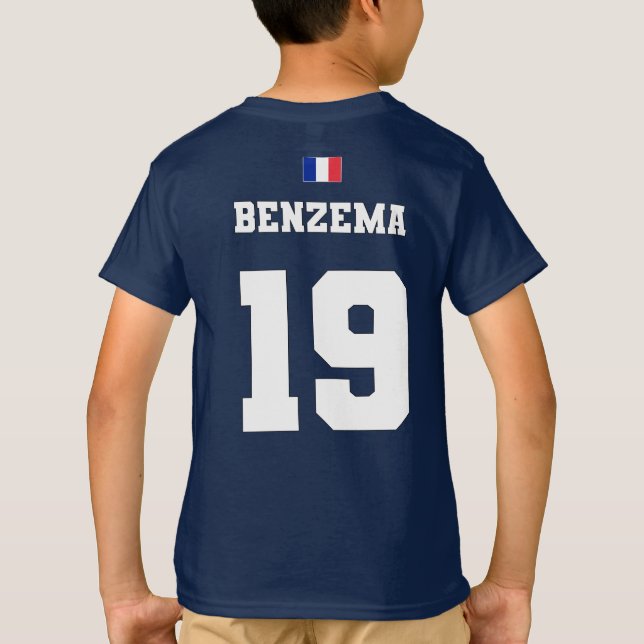Equipo de fútbol de Francia #19 camiseta (Reverso)