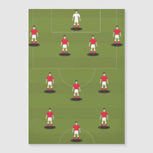 Equipo de fútbol de juguete