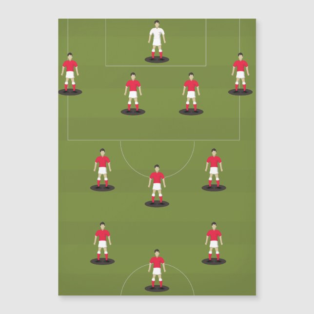 Equipo de fútbol de juguete (Anverso)