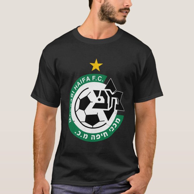 Equipo De Fútbol Fc De La Camisa Maccabi Haifa Isr (Anverso)
