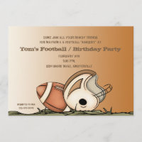 Equipo de fútbol - Invitación a la fiesta