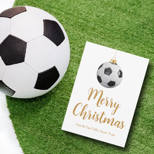 Equipo de Fútbol Personalizado Feliz Navidad