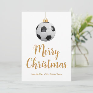 Equipo de Fútbol Personalizado Feliz Navidad