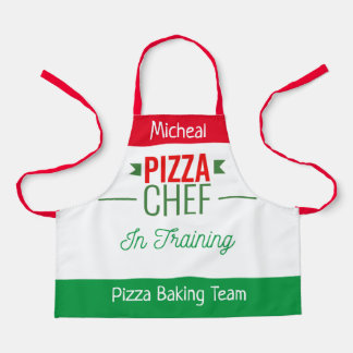 Equipo de horneado de pizza - delantal para niños