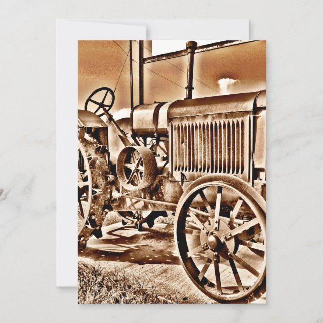 Equipo de la granja de tractores de antigüedades S (Anverso)