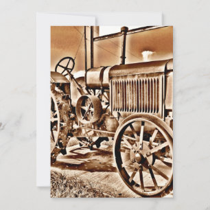 Equipo de la granja de tractores de antigüedades S