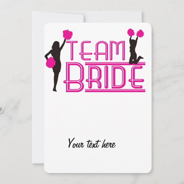 Equipo de la Novia - porristas (Anverso)