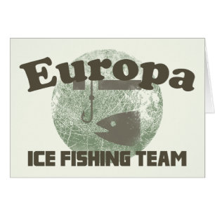 Equipo de la pesca del hielo del Europa